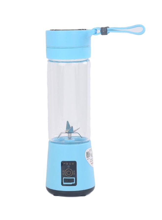 Electric Blender And Portable Plastic Juicer Cup 500 ml ALD-004 Blue/Clear