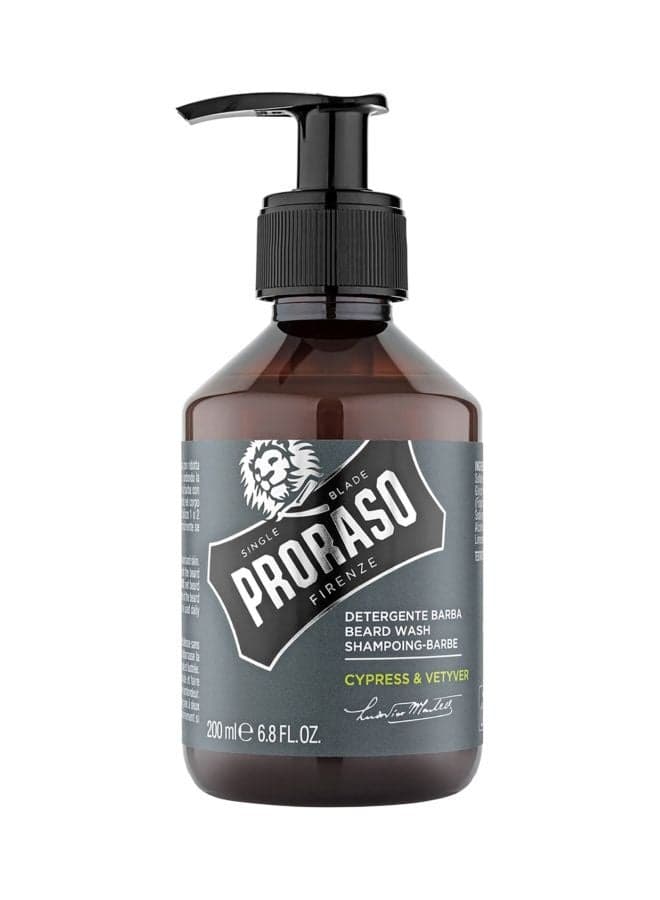 Proraso Cypress and Vetyver Beard Wash 200ml