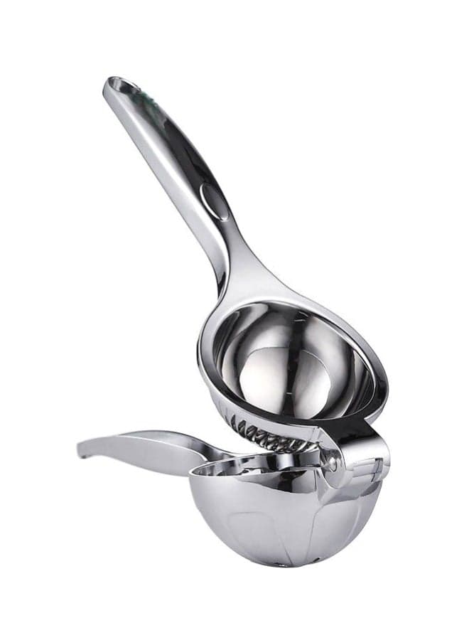 Stainless Steel Lemon Squeezer Silver 20.5x2.2cm