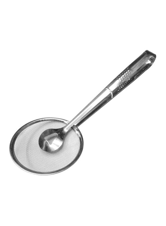 Multifunctional Stainless Steel Strainer Silver