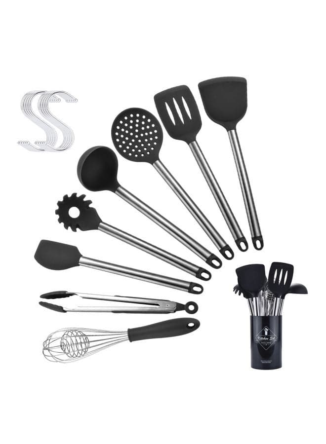 8-Piece Kitchen Utensils Set Black