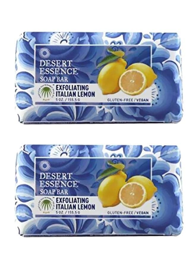 2-Piece Exfoliating Lemon Soap Bar