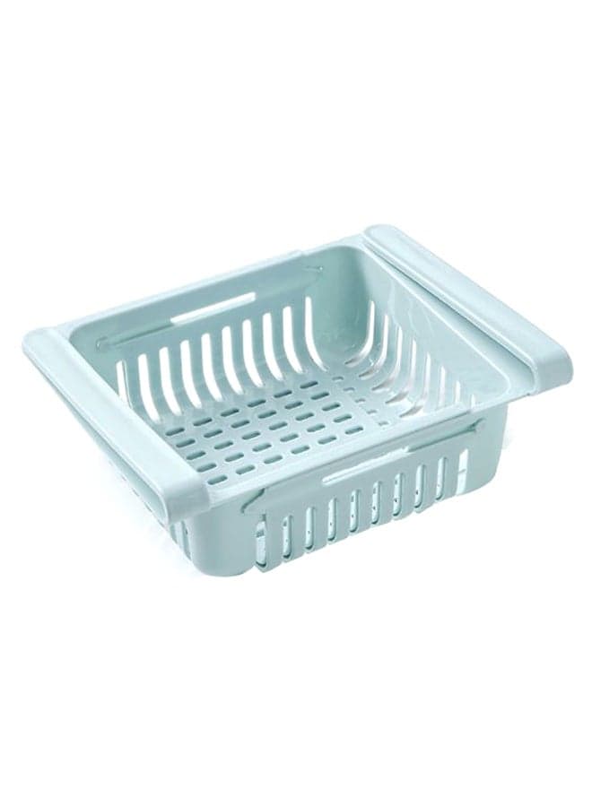 Drawer Type Refrigerator Storage Box Blue 8.1 x 6.3inch