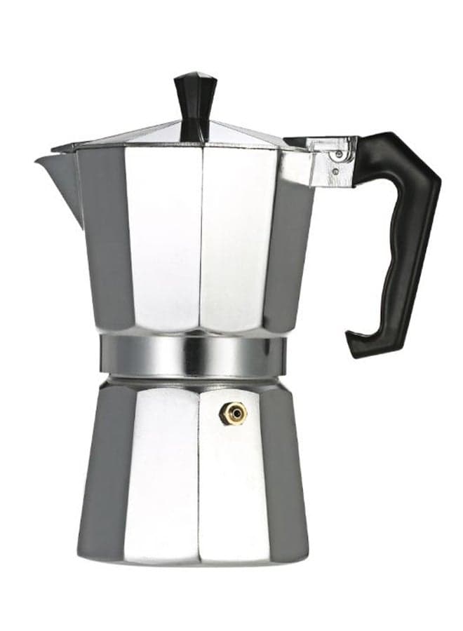 Espresso Percolator Coffee Maker Silver/Black