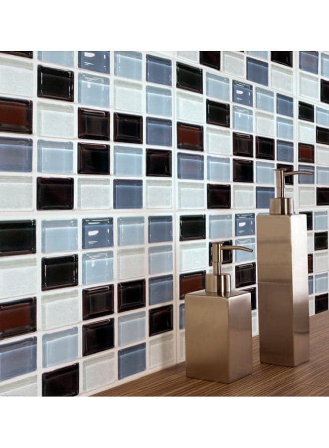 6-Piece European Style Waterproof Tiles Stickers Set Multicolour 20x20cm