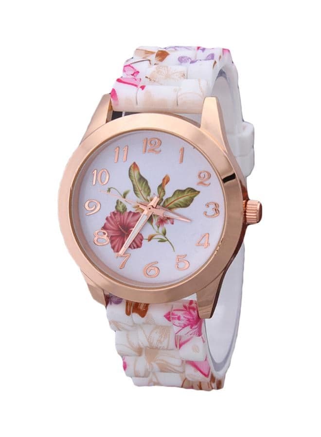Women's Rubber Analog Watch J2400-1