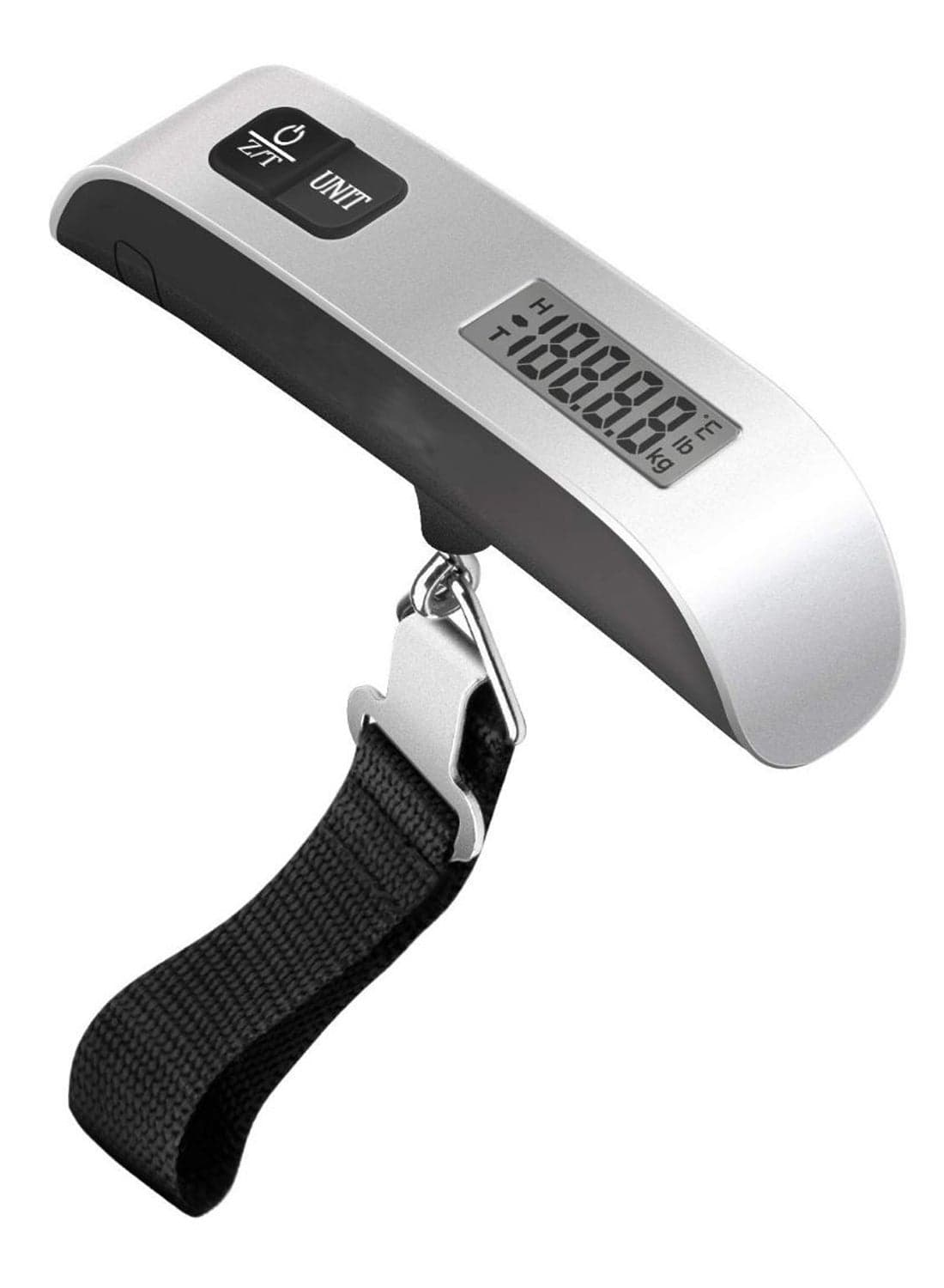 Pack Of 2 Digital Hanging Luggage Scale Silver/Black