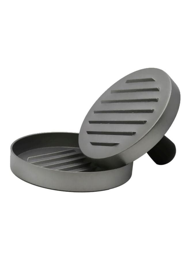 Burger Press Silver/Black
