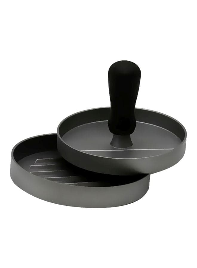 Burger Press Silver/Black