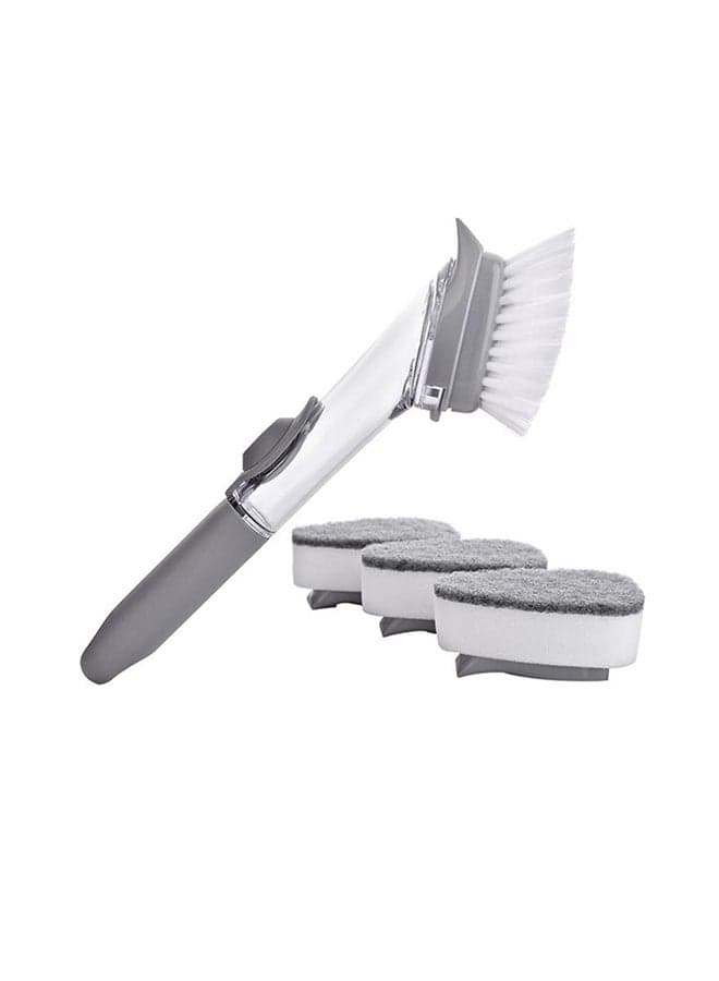 Non-stick Long Handle Cleaning Brush Grey 30×10×10cm