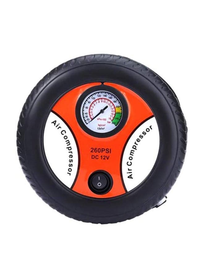Car Tires Air Compressor With Pressure Gauge