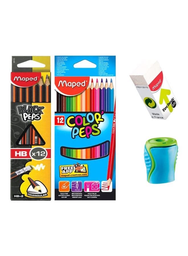 26-Piece Pencil Combo Set Multicolour