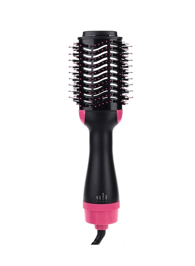 Multifunction American Plug Speed Regulation Hot Air Comb Pink/Black 650grams