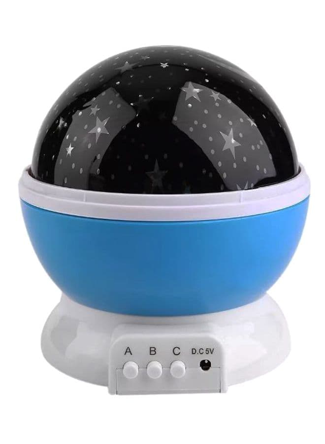 Rotating Projector Starry Night LED Light Blue/White/Black