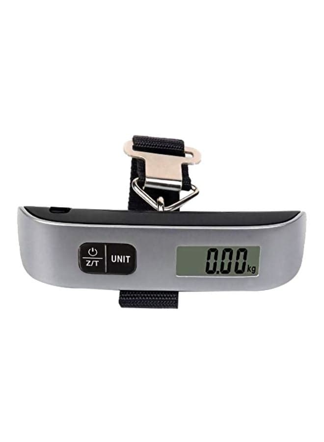 Digital Electronic Luggage Scale Silver/Black