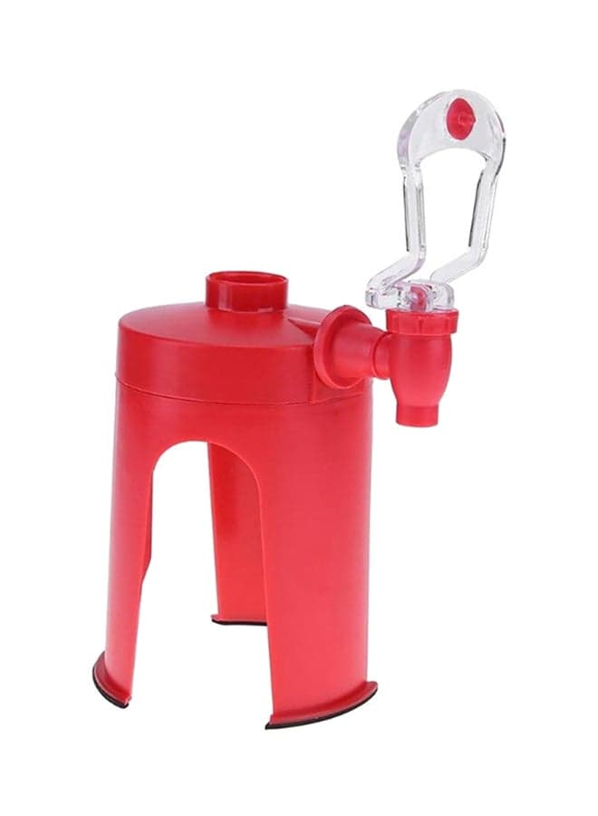 Soda Water Dispenser Red/Clear 15.5 x 14.7cm