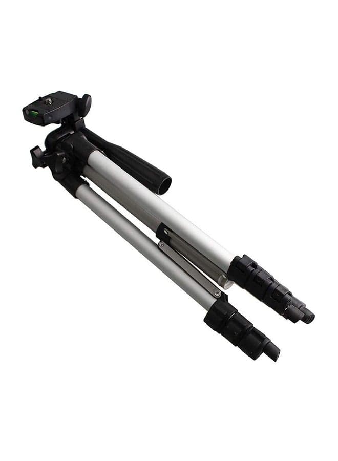 Portable Flexible Camera Tripod Silver/Black