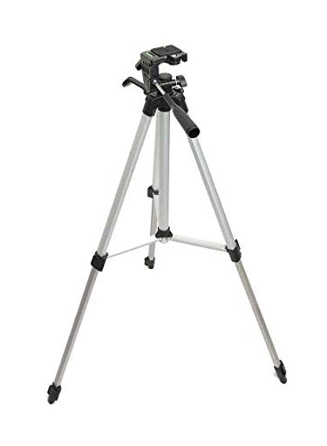 Portable Lightweight Camera Tripod with Carrying Bag Silver/Black