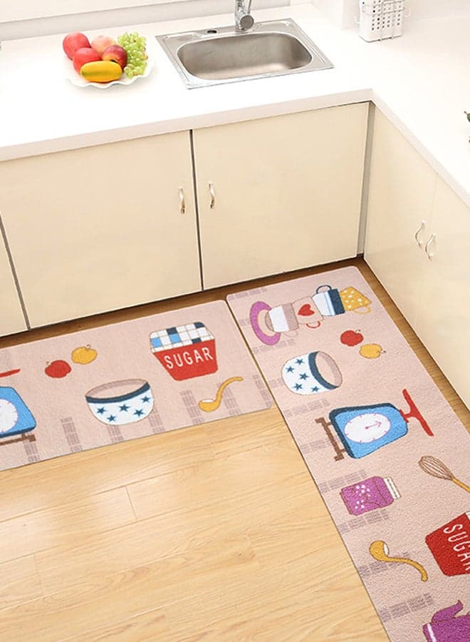 1-Piece Anti-Skidding Doormat Multicolour M