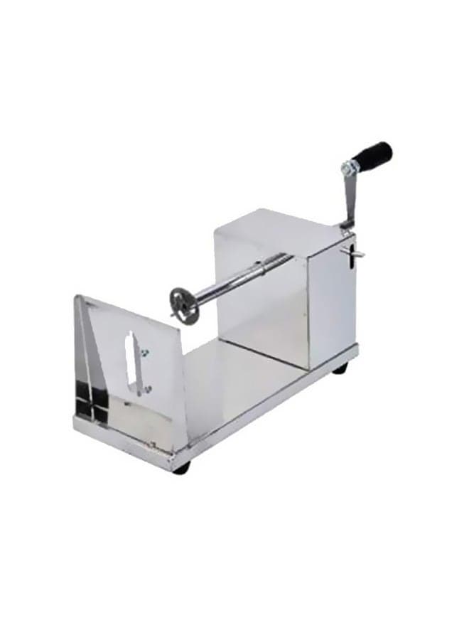 Stainless Steel Spiral Potato Slicer Silver/Black