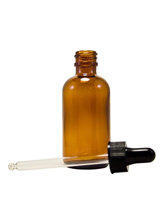 Amber Glass Bottle With Glass Dropper Brown