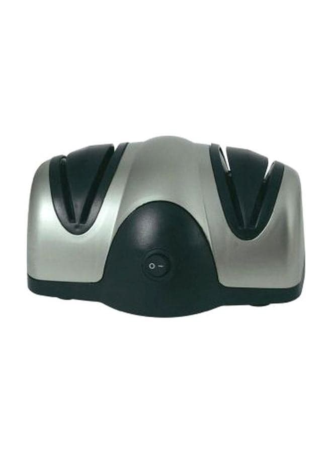 Two Eye Knife Sharpener Silver/Black