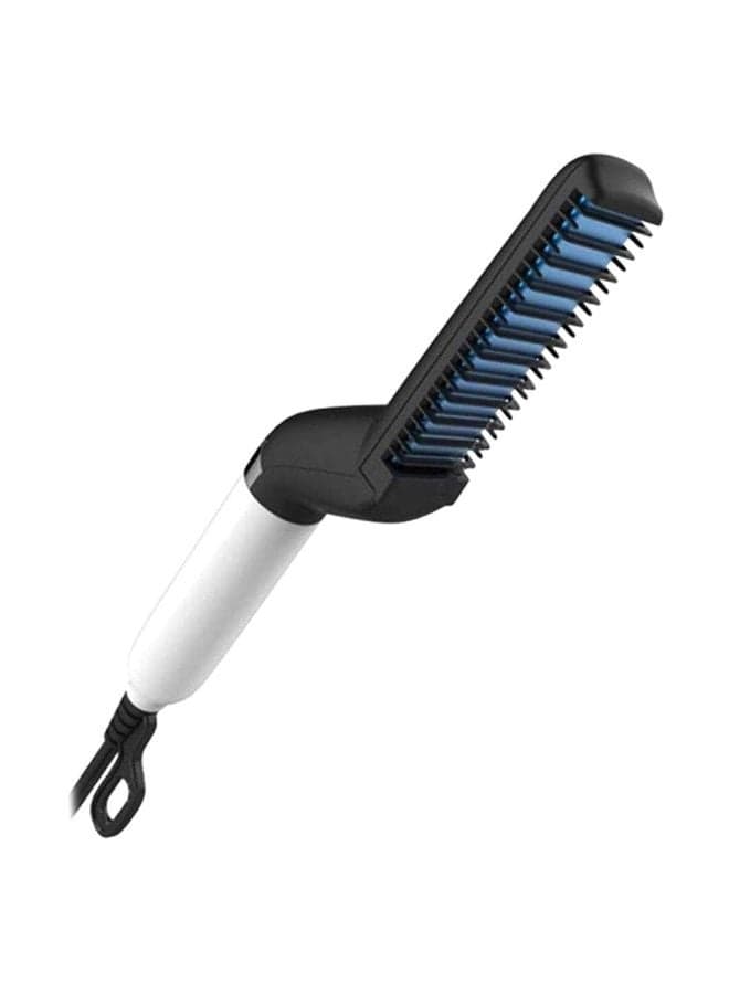 Multifunctional Hair Straightening Comb Black/Blue/White