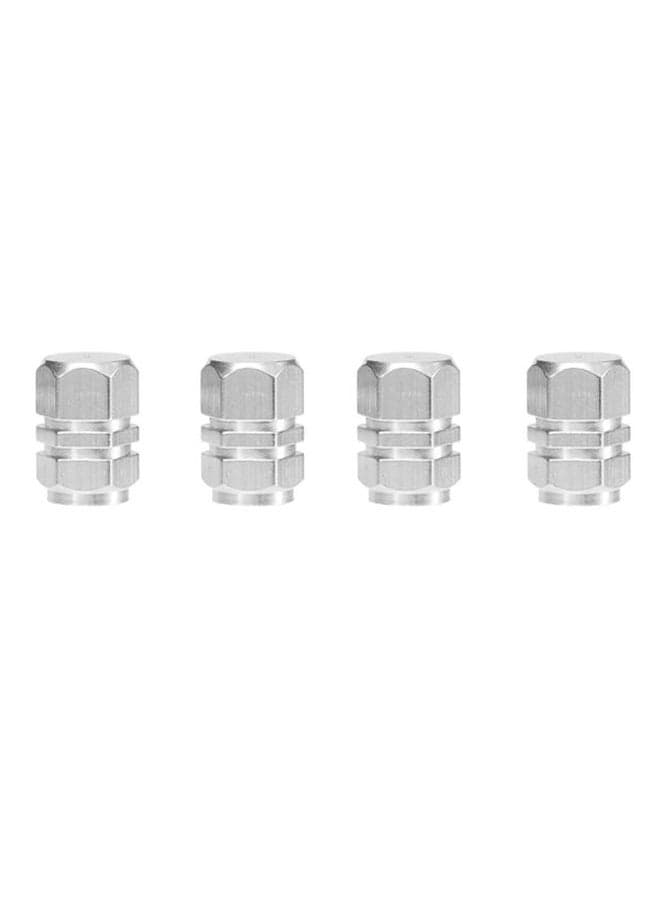 4-Piece Car Wheel Tires Stem Airtight Cap Set