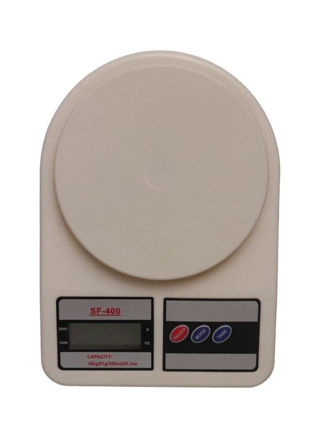 Digital Kitchen Scale White/Black