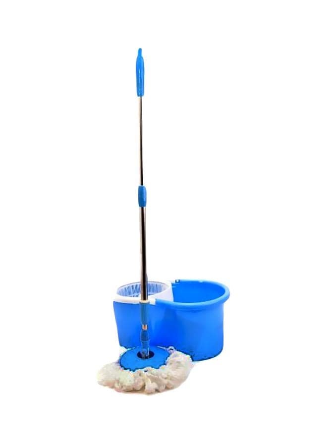 Mop With Bucket Set Blue/Silver/White