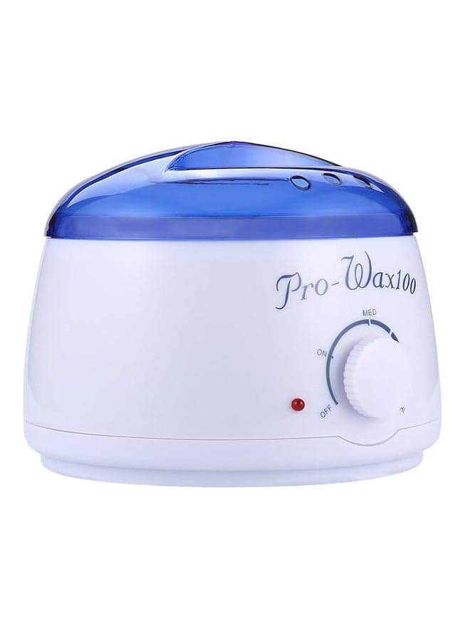 Wax Warmer Paraffin Hair Removal Pot White/Blue