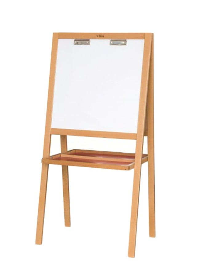 Two-Sided Wooden Drawing Board Brown/White