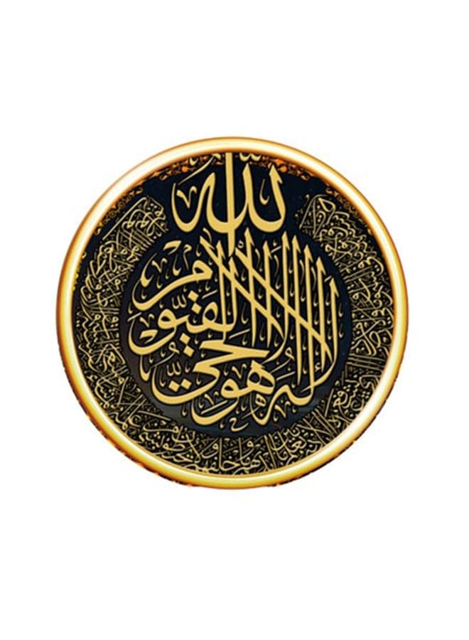 Muslim Ramadan Culture Round Wall Sticker Multicolour 30x30cm