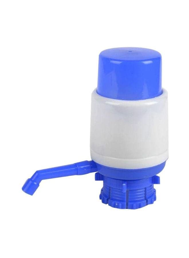 Hand Press Pump Water Dispenser Blue/Grey