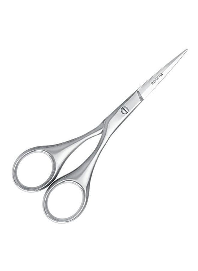 Hairpal Beard, Mustache Trimming Scissors Silver 5inch