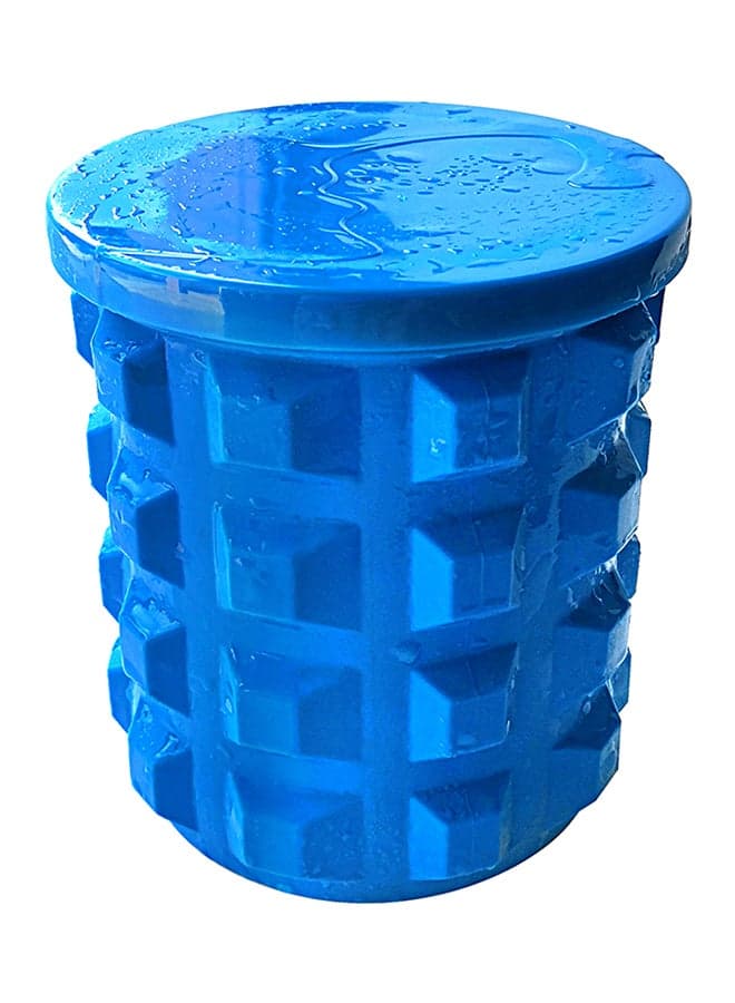 Portable Large Ice Cube Maker Mold Blue 131 x 131 x 146mm