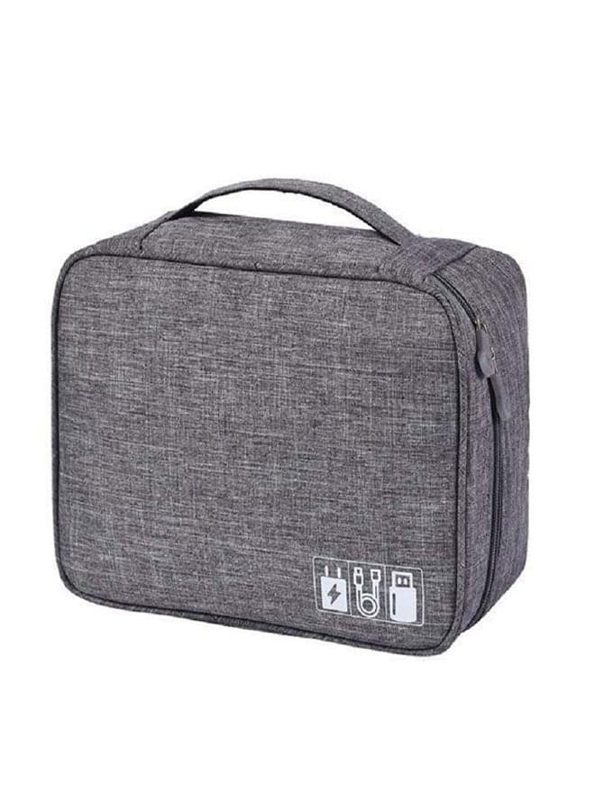 Multifunction Waterproof Storage Bag Grey 24x10x18cm
