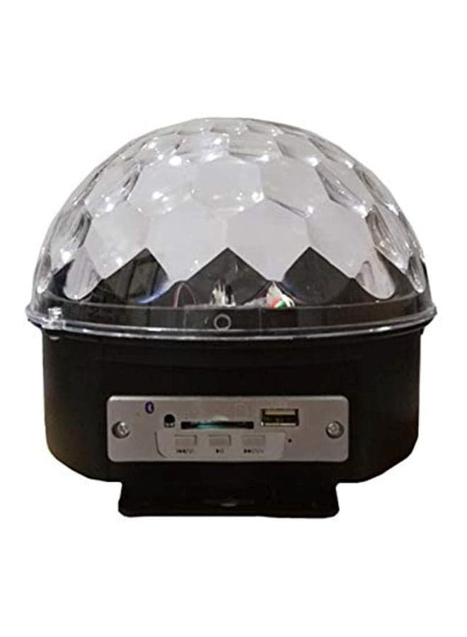 LED Crystal Ball Lamp Black/Clear