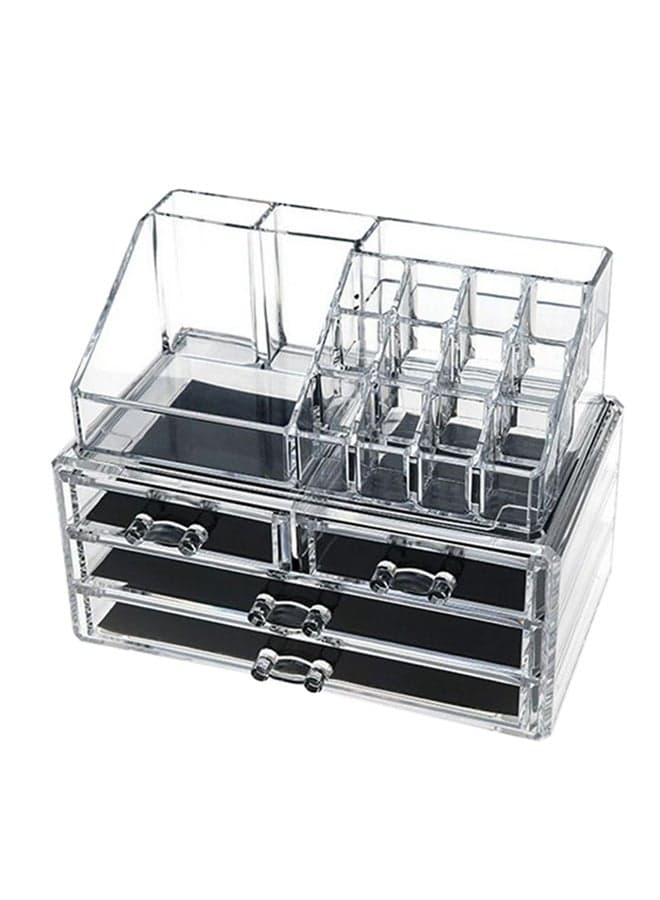 4 Drawer Acrylic Jewellery Storage Case