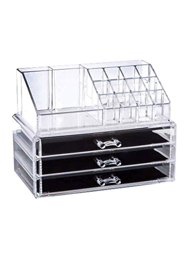 Acrylic Make Up Storage Box Clear