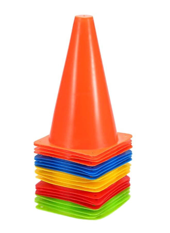 20-Piece Sport Training Traffic Cone Set 5.3 x 9inch