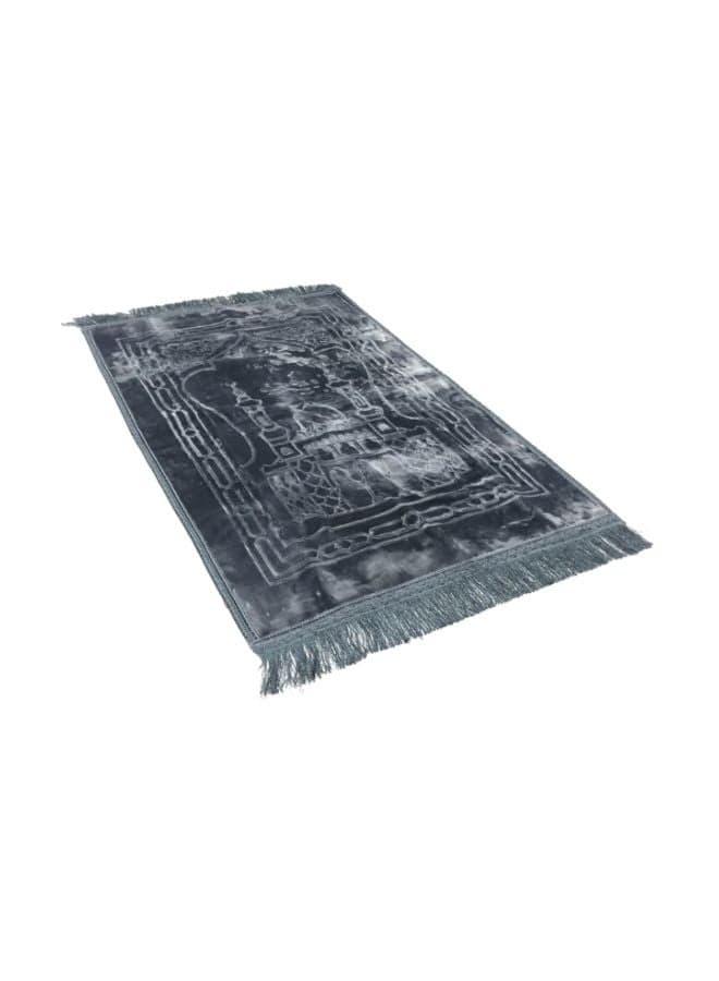 Velvet Prayer Mat Grey 80x120cm