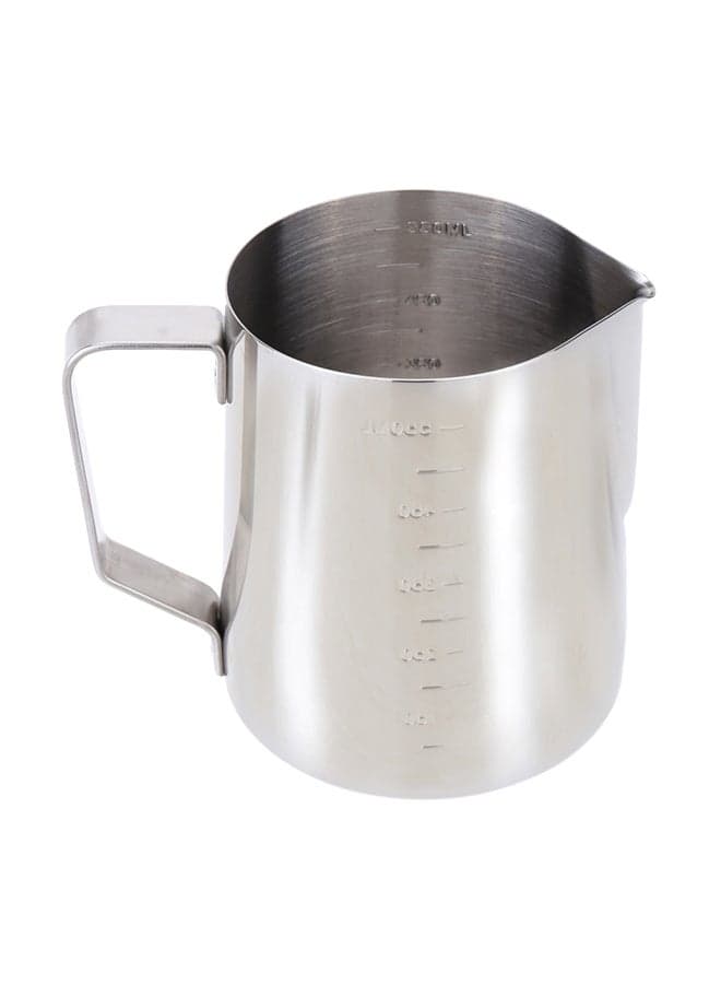 Stainless Steel Milk Foam Measuring Cup H15954S Silver 10.5 x 7.5 x 9cm
