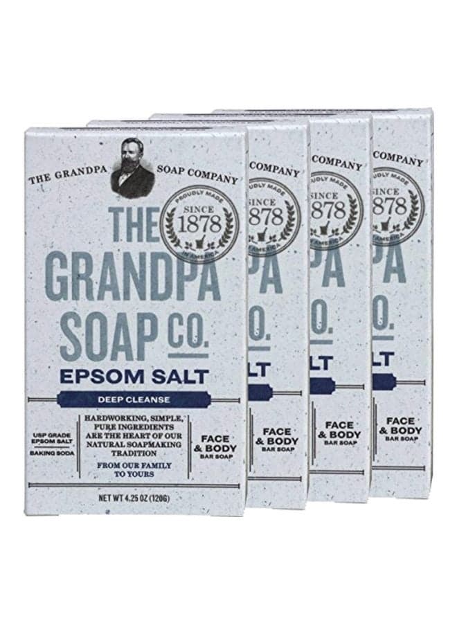 Pack Of 4 Epsom Salt Soap