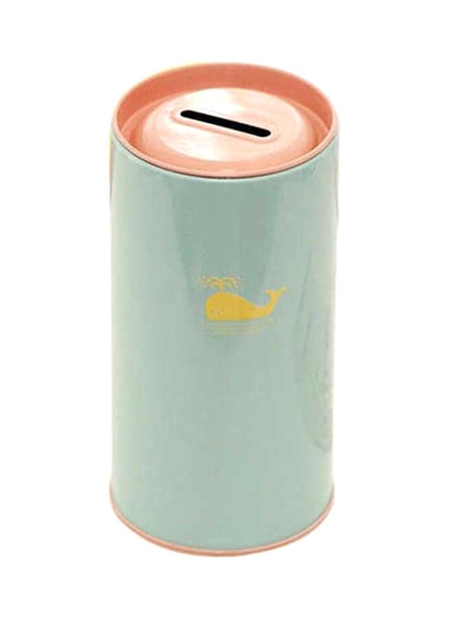 Tin Coin Saving Bank 15x15x16cm