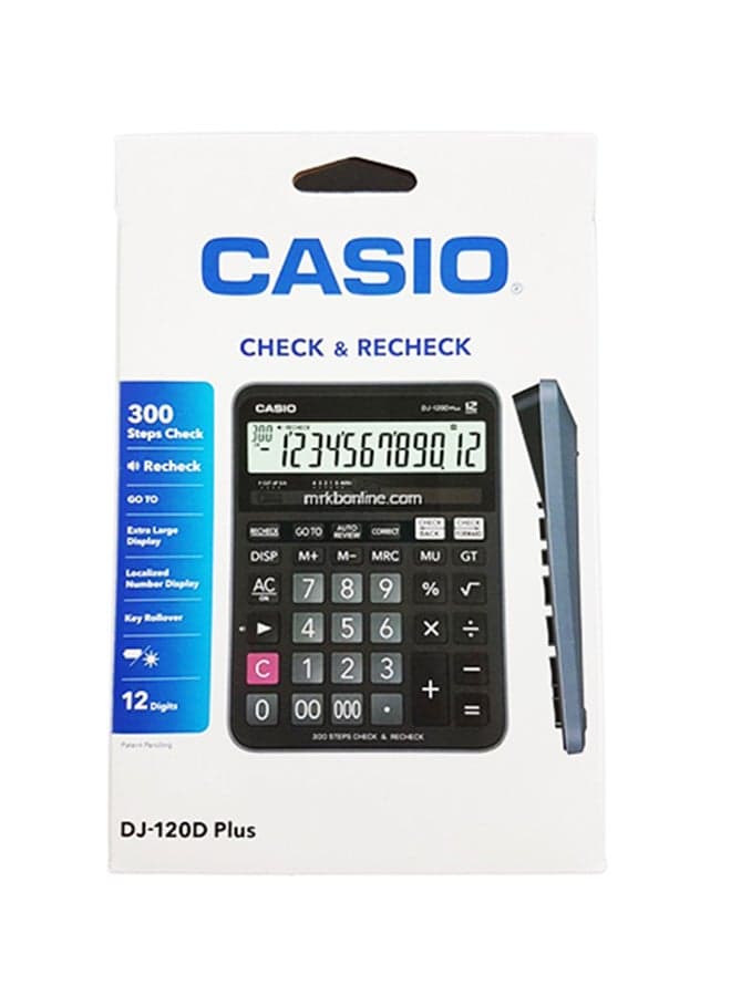 Casio Check & Recheck Electronic Calculator Multicolour
