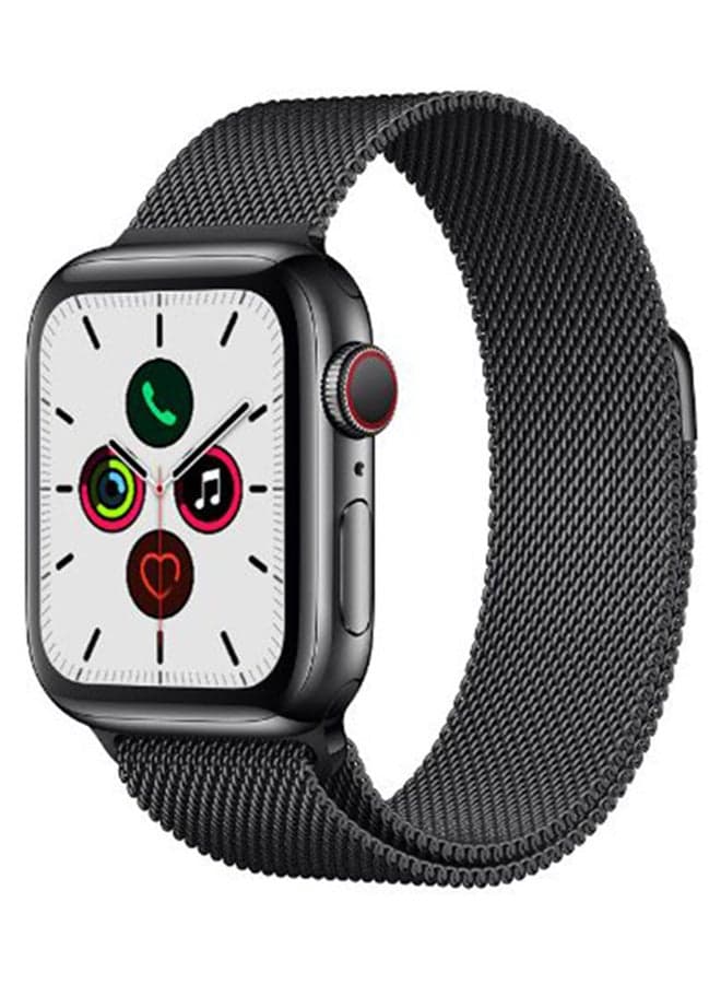 Stainless Steel Replacement Band For Apple iWatch Series 5/4/3/2/1 Black