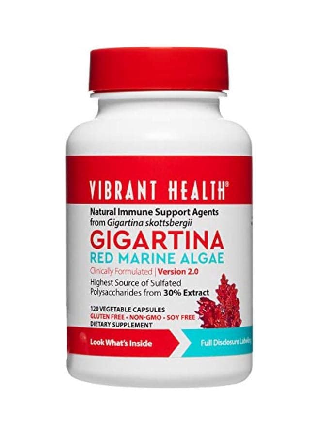 Gigartina Red Marine Algae Dietary Supplement - 120 Capsules