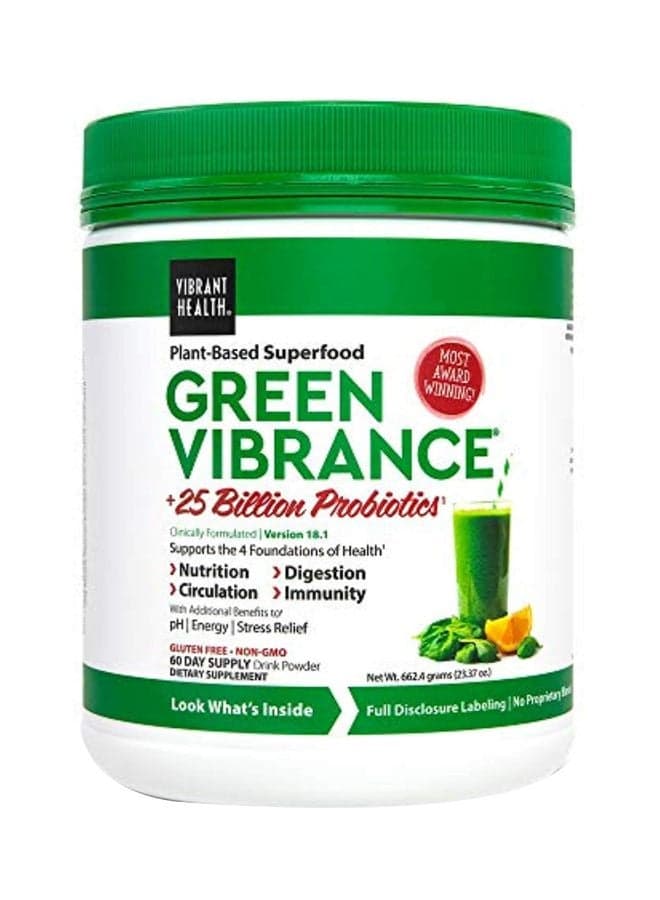 Green Vibrance 25 Billion Probiotics Dietary Supplement