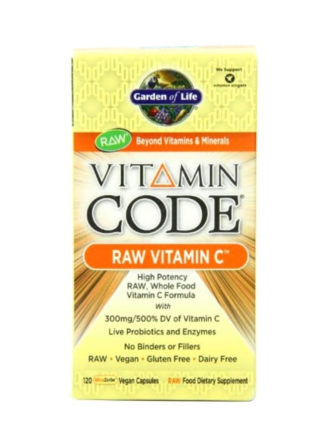 Pack Of 2 Vitamin Code Raw Vitamin C - 120 Capsules